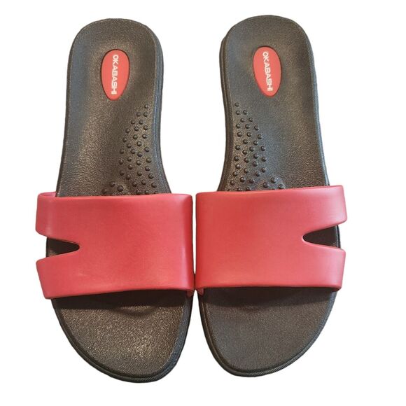 Okabashi Cruise Women's Slide Sandal, Made in USA, Pink, Size Large Size‎ 9 - Picture 2 of 4